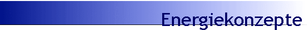 Energiekonzepte